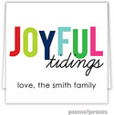 Holiday Gift Enclosure Cards by PicMe Prints - Joyful Tidings Square (Folded)