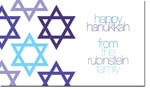 Spark & Spark Hanukkah Calling Cards - Edge With Stars