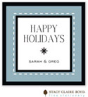 Stacy Claire Boyd - Holiday Calling Cards (Dashing Through the Snow - Blue - Flat)