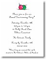 Blue Mug Designs Holiday Invitations - Red & Green Ornaments