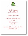 Blue Mug Designs Holiday Invitations - Christmas Tree