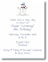 Blue Mug Designs Holiday Invitations - Snowman