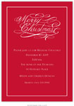 Holiday Invitations by Boatman Geller - Merry Christmas Script