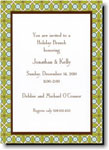 Holiday Invitations by Boatman Geller - Tile Green And Blue