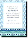 Holiday Invitations by Boatman Geller - Fair Isle Blue