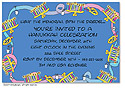 Dinky Designs Holiday Invitations - Menorah & Dreidels (IASH_008M)
