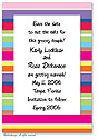 Dinky Designs Holiday Invitations - Seasonal stripes (IASH_011S)