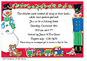 Dinky Designs Holiday Invitations - Candy cane characters (IASH_015C)