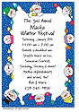 Dinky Designs Holiday Invitations - Meet the Flakes (IASH_019M)