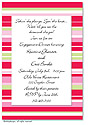 Dinky Designs Holiday Invitations - Poinsettia pinstripes (IASH_022P)