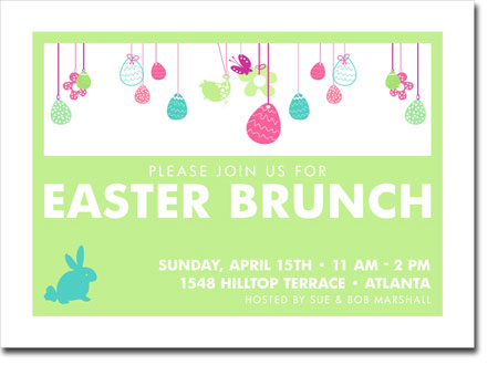 Noteworthy Collections - Digital Holiday Invitations (Easter Egg Fun Green) (ID-400)