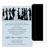 Noteworthy Collections - Digital Holiday Invitations (Silhouette New Years Formal Grey) (ID-283)