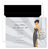 Noteworthy Collections - Digital New Year's Invitations (New Year's Eve Girl - Asian) (ID-357-AS)