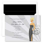 Noteworthy Collections - Digital New Year's Invitations (New Year's Eve Girl - Blonde) (ID-357-BL)