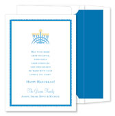 Noteworthy Collections - Digital Hanukkah Invitations (Menorah) (ID-414)