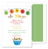 Noteworthy Collections - Digital Cinco de Mayo Invitations (Cinco de Mayo Paper Lanterns) (ID-418)