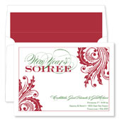 Noteworthy Collections - Digital New Year's Invitations (New Year's Soiree White) (ID-419)