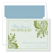Noteworthy Collections - Digital New Year's Invitations (New Year's Soiree Vanilla) (ID-420)