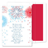 Noteworthy Collections - Digital Patriotic Invitations (Fireworks on White) (ID-56)