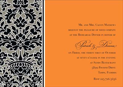 Noteworthy Collections - Halloween Invitations (Elegant Halloween) (ID-39)