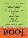 Noteworthy Collections - Halloween Invitations (BOO!) (ID-42)