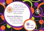 Noteworthy Collections - Halloween Invitations (Loopy Circles Halloween) (ID-46)