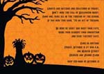 Noteworthy Collections - Halloween Invitations (Tree and Pumpkin Silhouette) (ID-47)