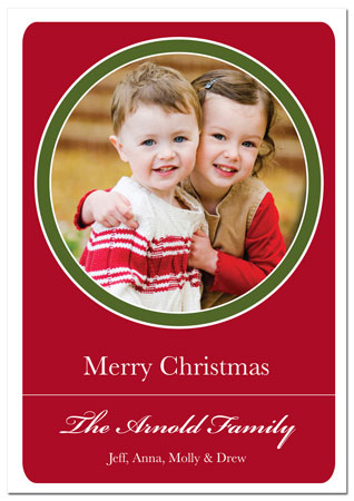 Holiday Photo Magnets (Rounded Frame) (MH025)