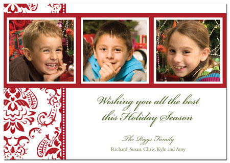 Holiday Photo Magnets (Three Photos) (MH029)