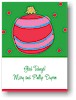 Periwinkle Press - Holiday Gift Enclosure Cards (Red Ornament - #HD702)