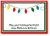 Periwinkle Press - Holiday Gift Enclosure Cards (Lights - #HD704)