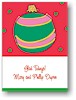 Periwinkle Press - Holiday Gift Enclosure Cards (Green Ornament - #HD706)