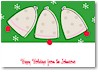 Periwinkle Press - Holiday Gift Enclosure Cards (Green Bells - #HD707)