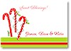 Periwinkle Press - Holiday Gift Enclosure Cards (Candy Canes - #HD712)