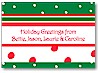Periwinkle Press - Holiday Gift Enclosure Cards (Dot & Stripe - #HD715)