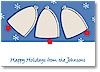 Periwinkle Press - Holiday Gift Enclosure Cards (Blue Bells - #HD718)
