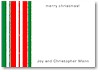 Periwinkle Press - Holiday Gift Enclosure Cards (Stripe - #HD720)