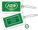 Devora Designs - Laminated Luggage/ID Tags (Alpha Epsilon Phi - Greek Dots) AEF
