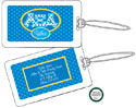 Devora Designs - Laminated Luggage/ID Tags (Alpha Xi Delta - Greek Dots) AXD