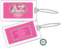 Devora Designs - Laminated Luggage/ID Tags (Delta Zeta - Greek Dots) DZ