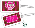 Devora Designs - Laminated Luggage/ID Tags (Gamma Phi Beta - Greek Dots) GFB