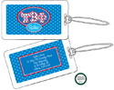 Devora Designs - Laminated Luggage/ID Tags (Pi Beta Phi - Greek Dots) PBF