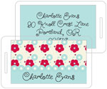 I'm Inkpressed Laminated Luggage/ID Tags - Charlotte (Holiday Papers #LT-1201)