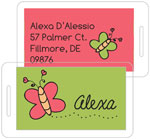 I'm Inkpressed Laminated Luggage/ID Tags - Butterfly (Holiday Papers #LT-1202)