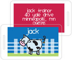 I'm Inkpressed Laminated Luggage/ID Tags - Cow (Holiday Papers #LT-1204)