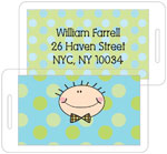 I'm Inkpressed Laminated Luggage/ID Tags - Bowtie Boy (Holiday Papers #LT-1208)
