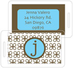 I'm Inkpressed Laminated Luggage/ID Tags - Choco Shapes (Holiday Papers #LT-1209)