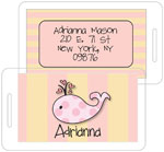 I'm Inkpressed Laminated Luggage/ID Tags - Pink Whale (Holiday Papers #LT-1213)