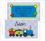 I'm Inkpressed Laminated Luggage/ID Tags - Train (Holiday Papers #LT-1216)