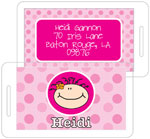 I'm Inkpressed Laminated Luggage/ID Tags - Curly Girl (Holiday Papers #LT-1217)